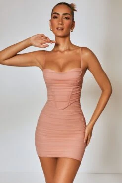 Ruched Corset Mini Dress In Blush -Pretty Dresses Sales 5729 1 Jaded Blush Corset Ruched Mini Dress 7d7d92c1 8afe 45bb 90ab 205292a75bfe
