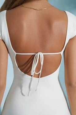 Open Back A-Line Mini Dress In Ivory -Pretty Dresses Sales 6046 8 Marina Black Square Neck Mini Dress 5e6ead5f cfbe 468c bf05 8a87b8b76049