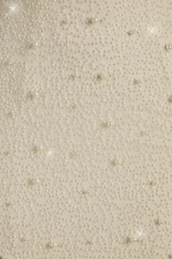 Embellished Bandeau Maxi Dress In Ivory -Pretty Dresses Sales 6126 12 Belgravia Ivory Pearl Embellished Bandeau Split Maxi Dress