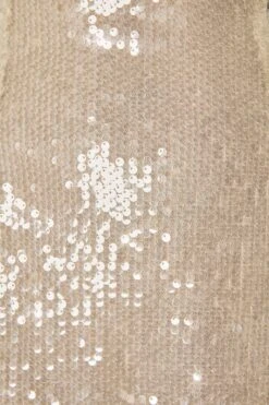 Off The Shoulder Sequin A-Line Mini Dress In Ivory -Pretty Dresses Sales 6563 9 Ivory Off Shoulder Aline Dress