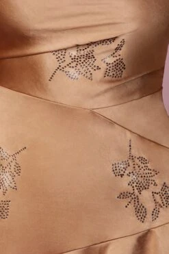 Cowl Neck Handkerchief Hem Mini Dress In Beige -Pretty Dresses Sales 6591 9 Capucine Beige Cowl Neck Hankerchief Hem Mini Dress 1