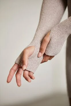 Cold Shoulder Long Sleeve Mini Dress In Mocha -Pretty Dresses Sales 6714 2 Chocolate Strap Top Long Sleeve Mini Dress