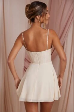 Pretty Dresses Sales 29 Pretty Dresses Sales -Pretty Dresses Sales 6730 6 Elodie Ivory Lace Plunge Mini Dress