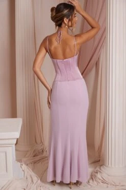 Pretty Dresses Sales 37 Pretty Dresses Sales -Pretty Dresses Sales 6749 10 Coralie Dusty Pink Lace Up Corset Maxi Dress