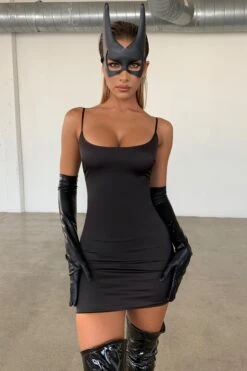 Satin Mini Dress In Black 27 Satin Mini Dress In Black -Pretty Dresses Sales photo 15 10 2019 11 42 00 1